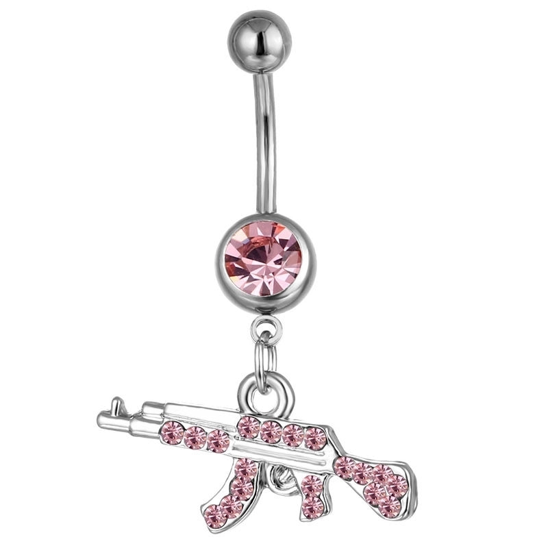 Belly Rings Fashion Geometric Rhinestone