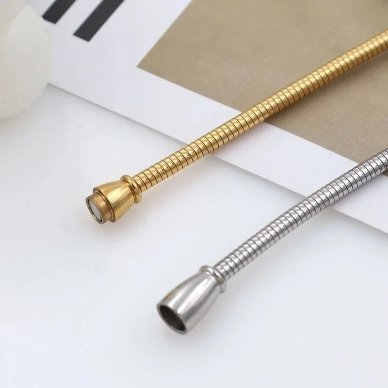 Modern Style Round Stainless Steel Titanium Steel Plating Choker