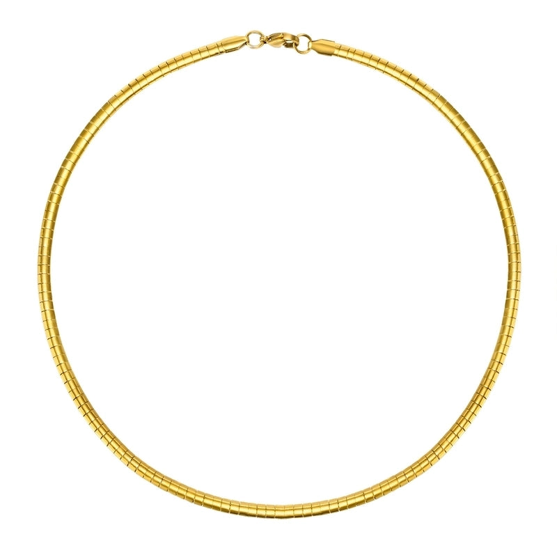 Minimalist Classic Style Solid Color 201 Stainless Steel Choker