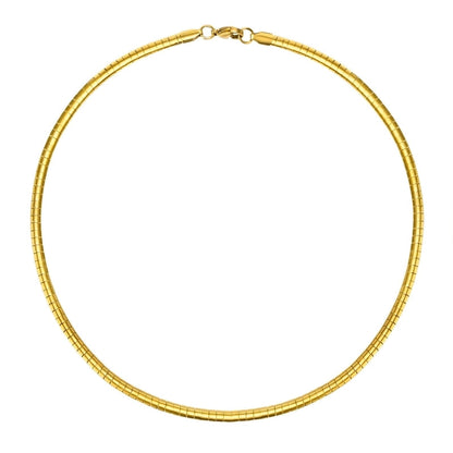 Minimalist Classic Style Solid Color 201 Stainless Steel Choker