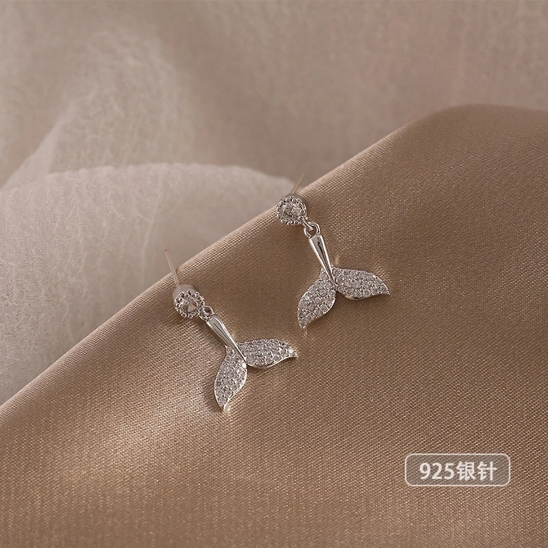 Minimalist Star Heart Shape Bow Knot Alloy Inlay Artificial Pearls Zircon Women\'s Earrings 1 Pair