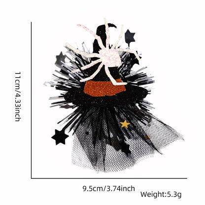 Halloween Gothic Women's Color Block Plastic Hair Clip