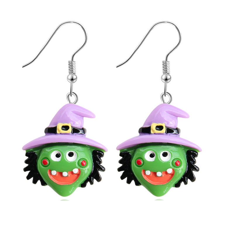 Halloween Cute Funny Halloween Pattern Resin Holiday Party