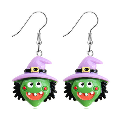 Halloween Cute Funny Halloween Pattern Resin Holiday Party