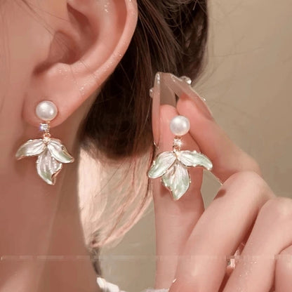 1 Pair Casual Minimalist Round Heart Shape Plating Inlay Copper Zircon Earrings