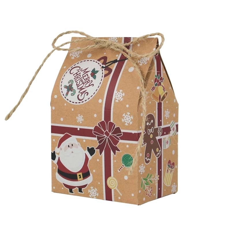 Christmas Cute Letter Kraft Paper Party Gift Bags