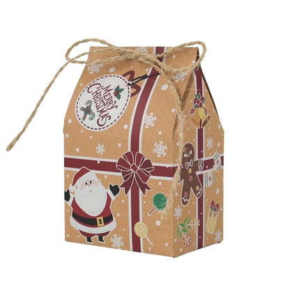 Christmas Cute Letter Kraft Paper Party Gift Bags