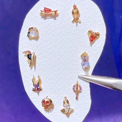 1 Pair Cute Classic Style Cartoon Copper Copper Earrings