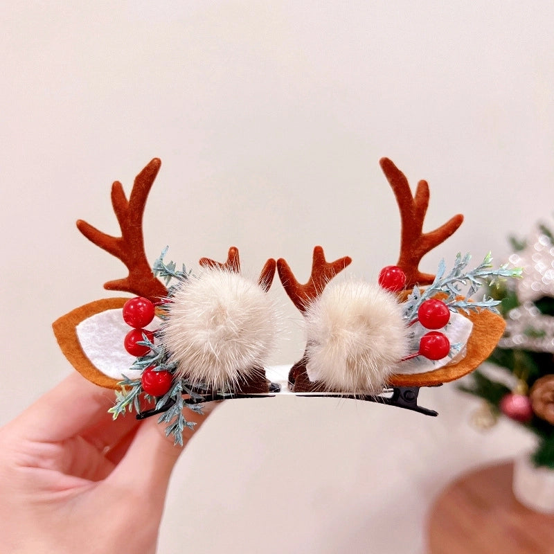 Christmas Cute Antlers Daily Hairpin