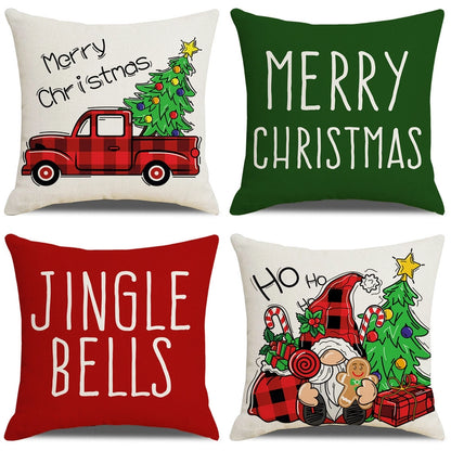 Christmas Combination Pillow Case New Home Sofa Decoration Cushion Pillow Case Manufacturers