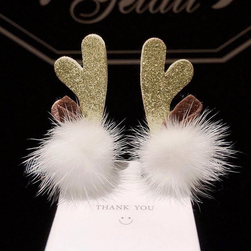 Christmas Fashion Antlers Plush Festival