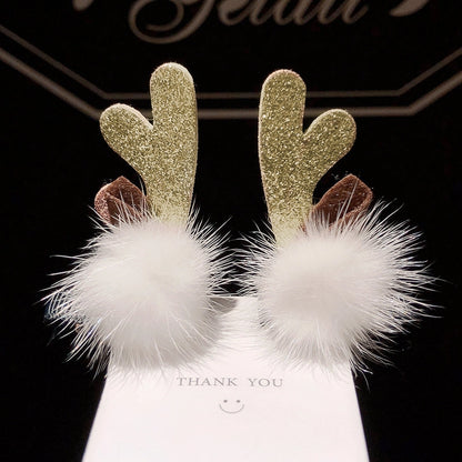 Christmas Fashion Antlers Plush Festival