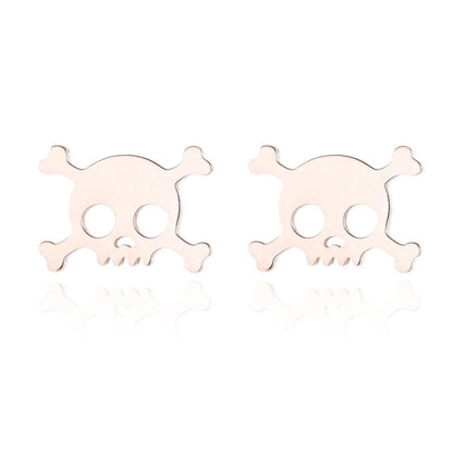 1 Pair Fashion Geometric Plating 304 Stainless Steel 18K Gold Plated Ear Studs