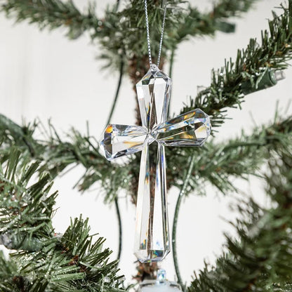 Christmas Minimalist Cross Arylic Party Hanging Ornaments