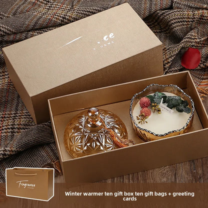 Aromatherapy Candle Gift Box March 8Th Women'S Mother'S Day Gift For Mother And Teacher Practical Niche Advanced Soy Wax