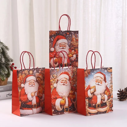 Christmas Nordic Style Santa Claus Party Festival Gift Wrapping Supplies Gift Bags