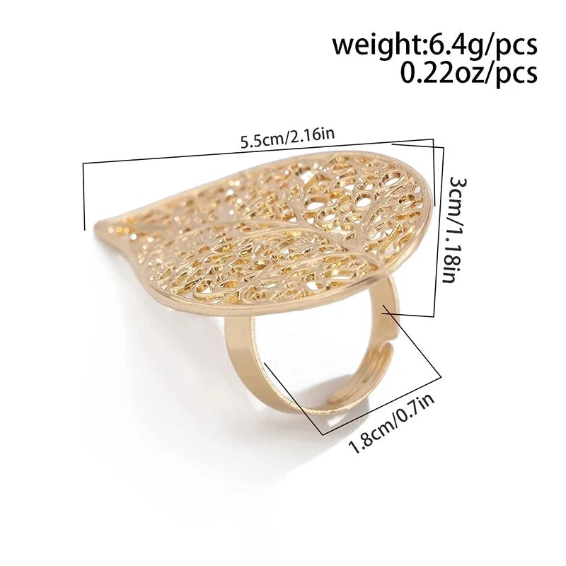 Casual Solid Color Streetwear Geometric Imitation Pearl Alloy Women's Rings