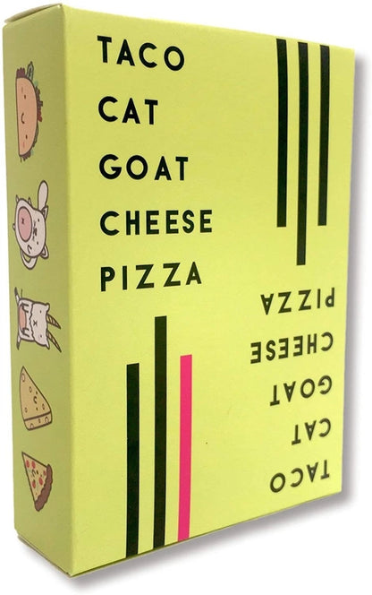 English Card Board Game TACO CAT GOAT CHEESE PLZZA GOAT Milk Pizza Series