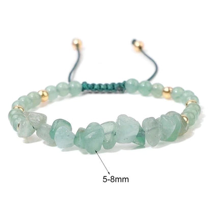 Ethnic Style Geometric Natural Stone Knitting Bracelets