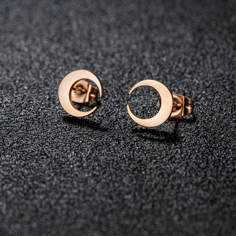 1 Pair Sweet Minimalist Artistic Animal Irregular Polishing Plating 304 Stainless Steel 18K Gold Plated Ear Studs