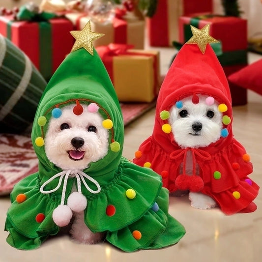 Casual Cute Christmas Christmas Tree Pet Clothing