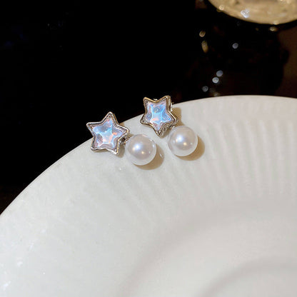 2 Pieces Minimalist Round Ellipse Geometric Copper Electroplating Earrings