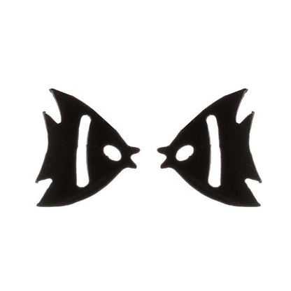 1 Pair Minimalist Animal Plating 304 Stainless Steel 18K Gold Plated Ear Studs