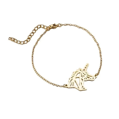 Fashion Animal 201 Stainless Steel 18K Gold Plated No Inlaid Bracelets In Bulk