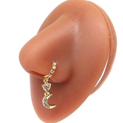 Classic Style Butterfly Stainless Steel Plating Nose Ring