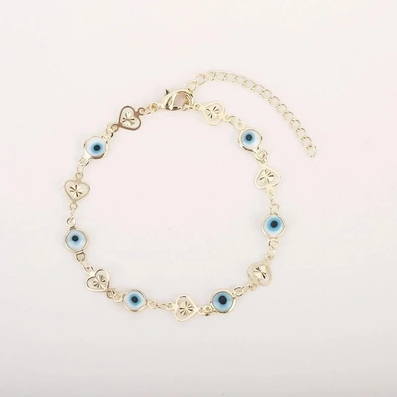 Lady Devil's Eye Star Copper Plating Bracelets