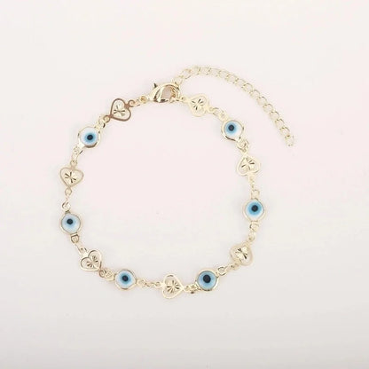 Lady Devil's Eye Star Copper Plating Bracelets