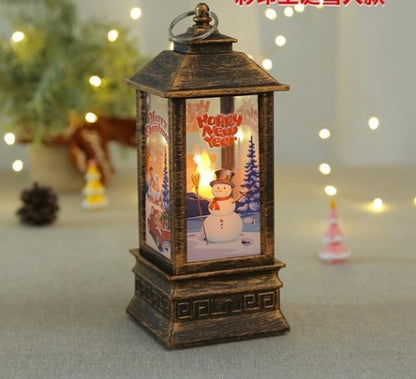 Christmas Retro Santa Claus Plastic Party Lightings