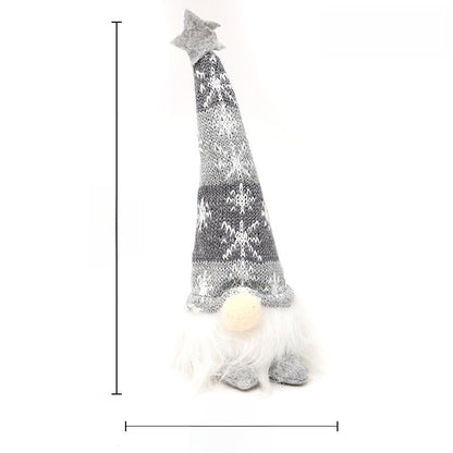 Christmas Glowing Doll Small Knitted Hat Faceless Doll With Light Gnome Decoration Ornament