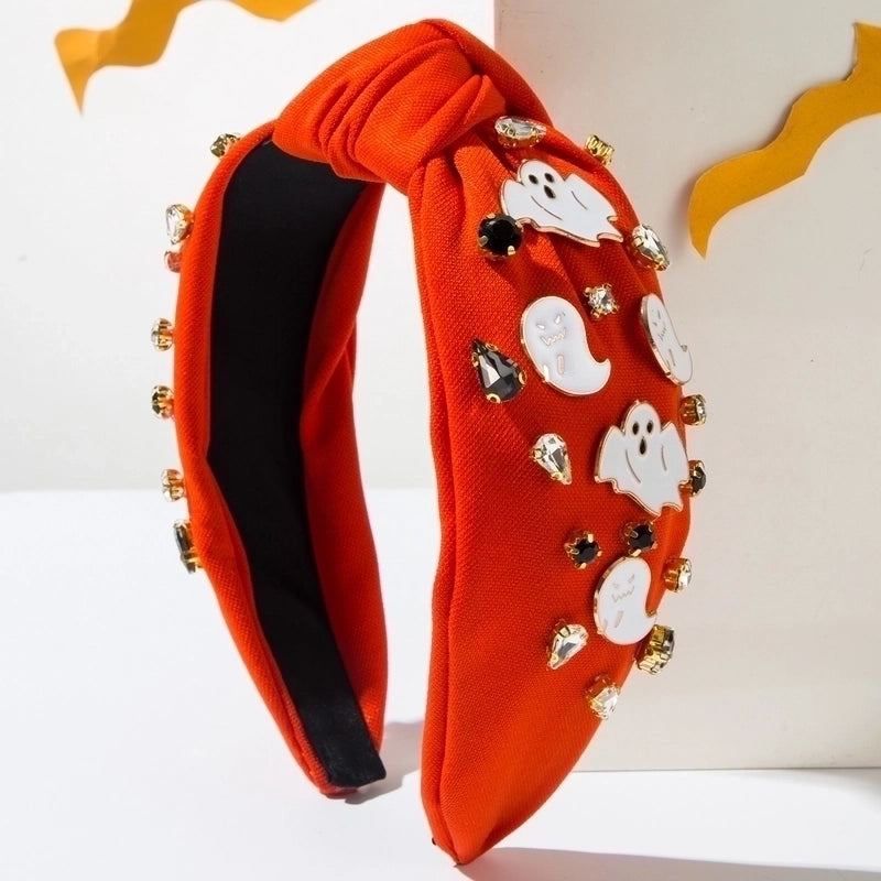 Halloween Funny Classic Style Women's Ghost Alloy Rhinestone Hair Band