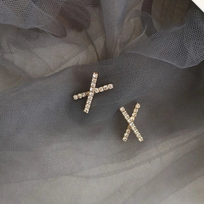 1 Pair IG Style Minimalist Heart Shape Flower Bow Knot Inlay Alloy Artificial Pearls Rhinestones Drop Earrings Earrings Ear Studs