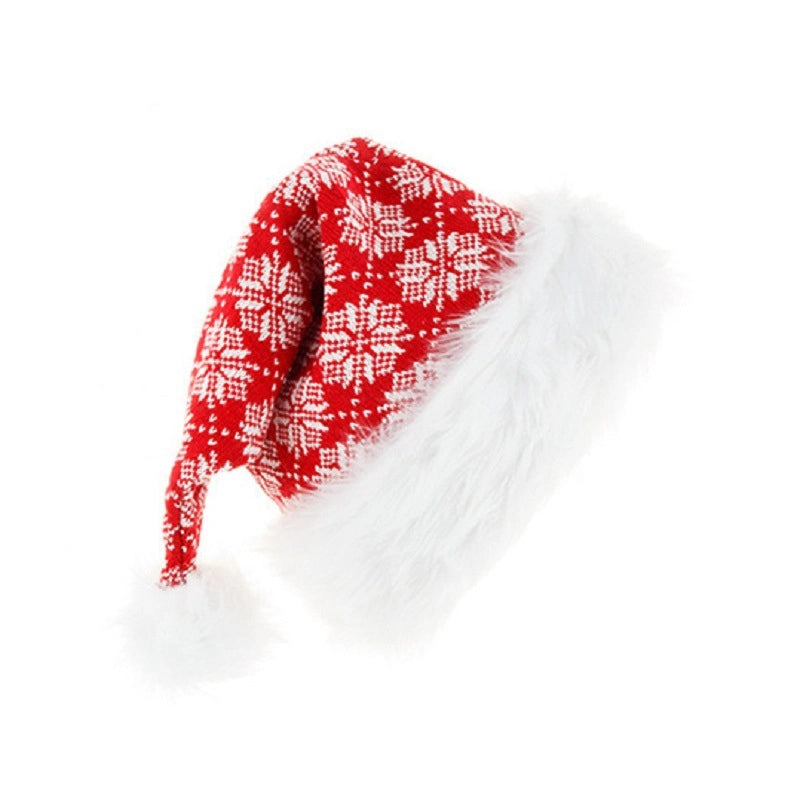 Christmas Cute Stripe Fabric Party Christmas Hat