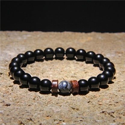 Minimalist Geometric Natural Stone Beaded Bracelets 1 Piece