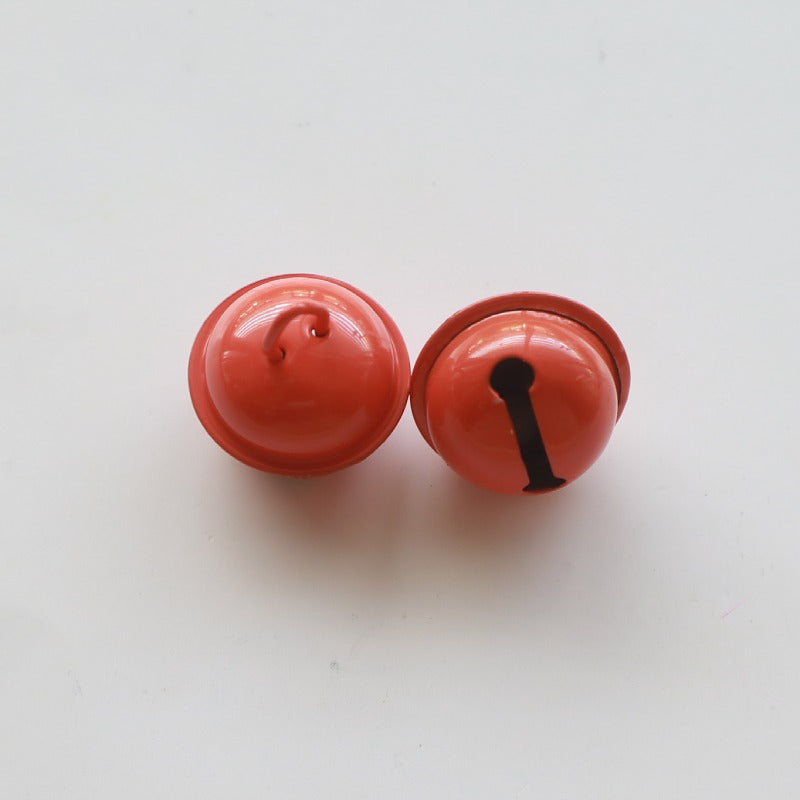 100 Pieces Fashion Bell Metal Iron Plating Christmas Women'S Keychain