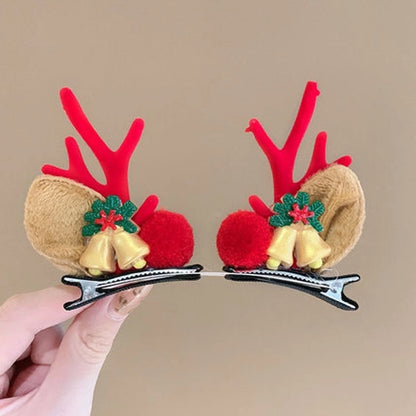 Christmas Fashion Antlers Resin Daily Hairpin