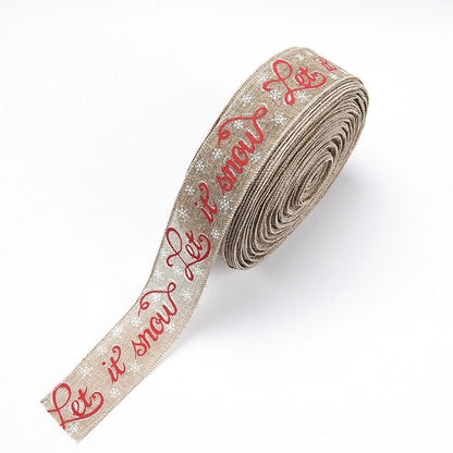 Christmas Casual Sweet Christmas Tree Car Imitated Hemp Party Festival Decorative Props