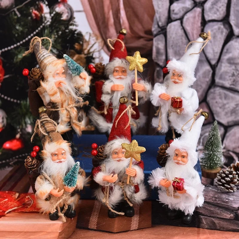 Christmas Casual Santa Claus Party Ornaments Decorations Hanging Ornaments