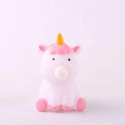 Christmas Explosions Squeeze Puff Bubble Decompression Toy Cartoon Pinch Rebound Doll Decompression Vent Vinyl Toy