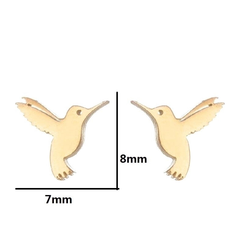 1 Pair Halloween Fashion Rabbit Bat Plating 304 Stainless Steel 18K Gold Plated Ear Studs