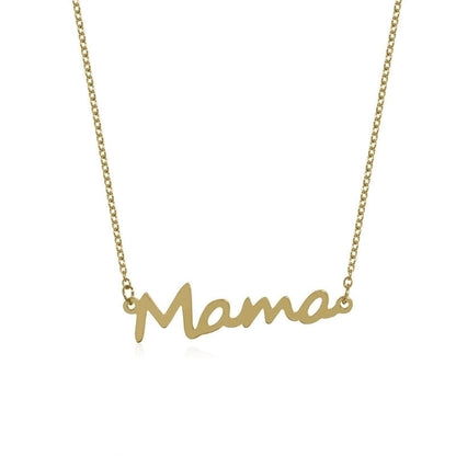1 Piece Mama Minimalist Letter Moon Heart Shape Alloy Copper Plating Inlay Artificial Rhinestones Artificial Diamond Rose Gold Plated Gold Plated Silver Plated Pendant Necklace