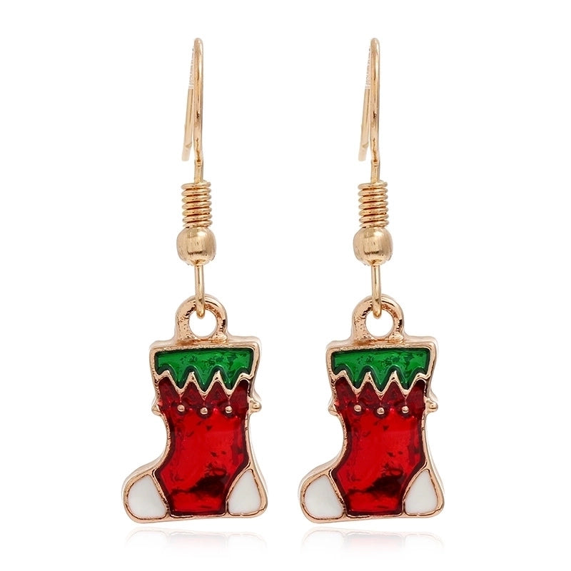 Fashion Christmas Tree Santa Claus Alloy Plating Women's Drop Earrings 1 Pair