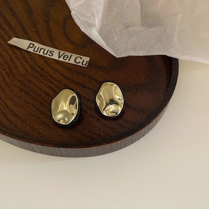 Silver Needle Exaggerated Lovely Earrings Light Luxury High-grade Niche Earrings Fashion Metal Temperament Earrings For Women