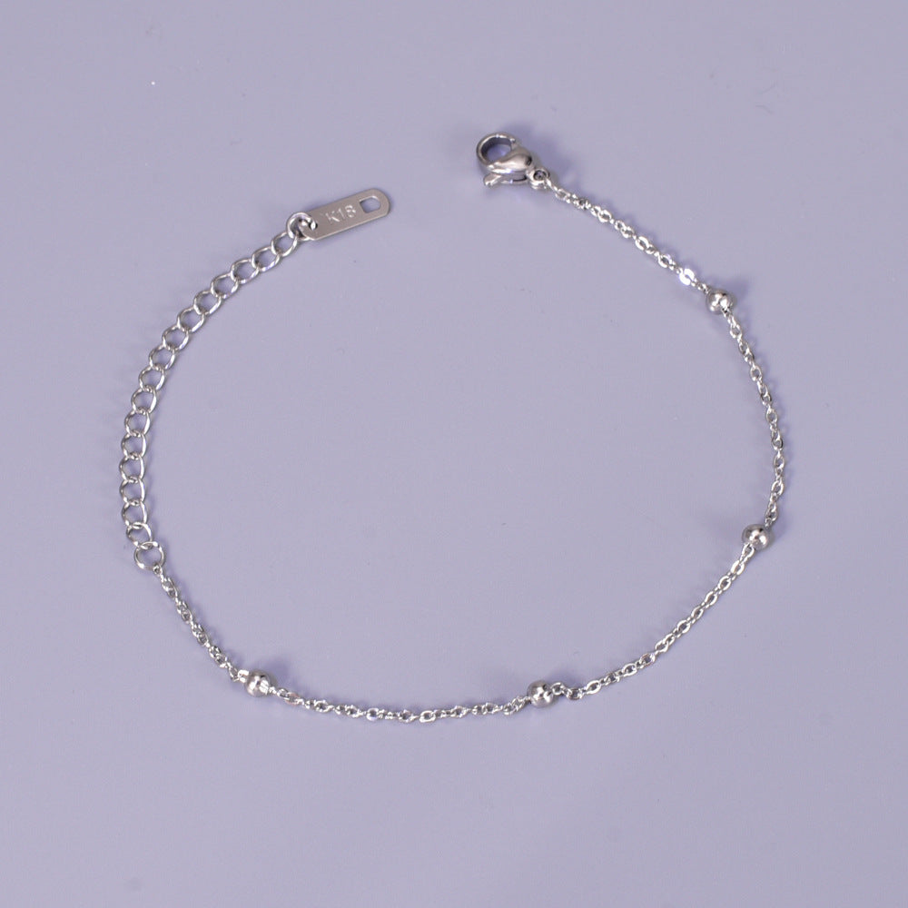 Unisex Korean Heart Anklets