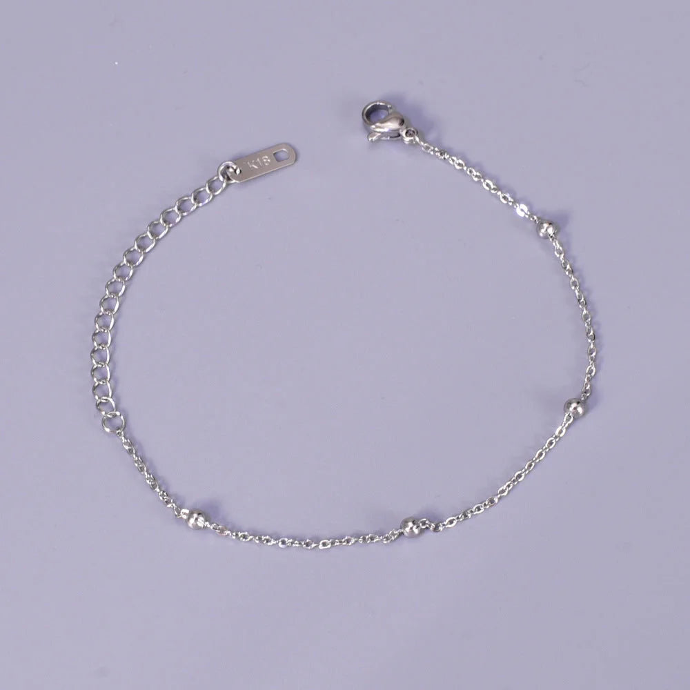 Unisex Korean Heart Anklets