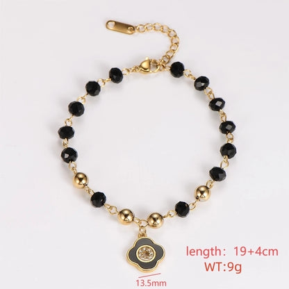 Vintage Style Minimalist Christmas Tree Moon Heart Shape 304 Stainless Steel Bracelets In Bulk Christmas