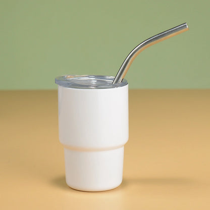 3oz Mini 304 Cold Change Small Wine Glass Single Double-layer Suction Tube Cup Sublimation Stainless Steel Cup A Generation Of Hair